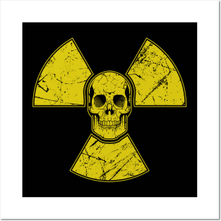 Radioactive Skull Posters and Art